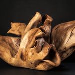 ...Ascolta... - 2005 | Noce - 55 x 100 x h 55 cm