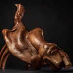 La coppia - 1993 | Robinia - 40 x 70 x h 50 cm